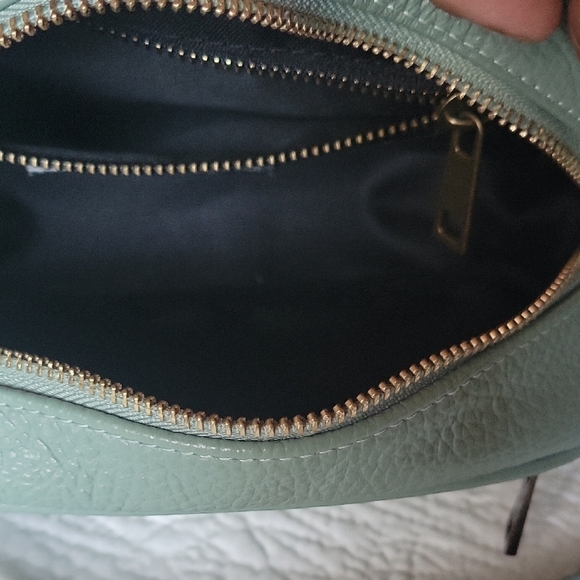 VALENTINA FIORE Leather Crossbody green Color, Made In Italy - Picture 6 of 12